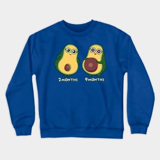 Avocado pregnancy Crewneck Sweatshirt